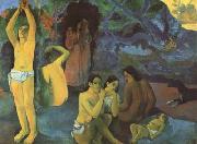 Paul Gauguin Where do we come form (mk07) oil painting